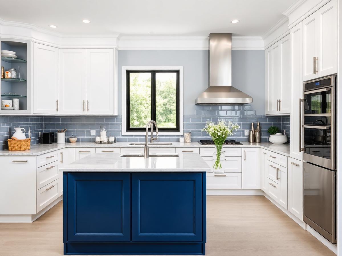 Cabinet & Island Painting by Quality Painters of Florida